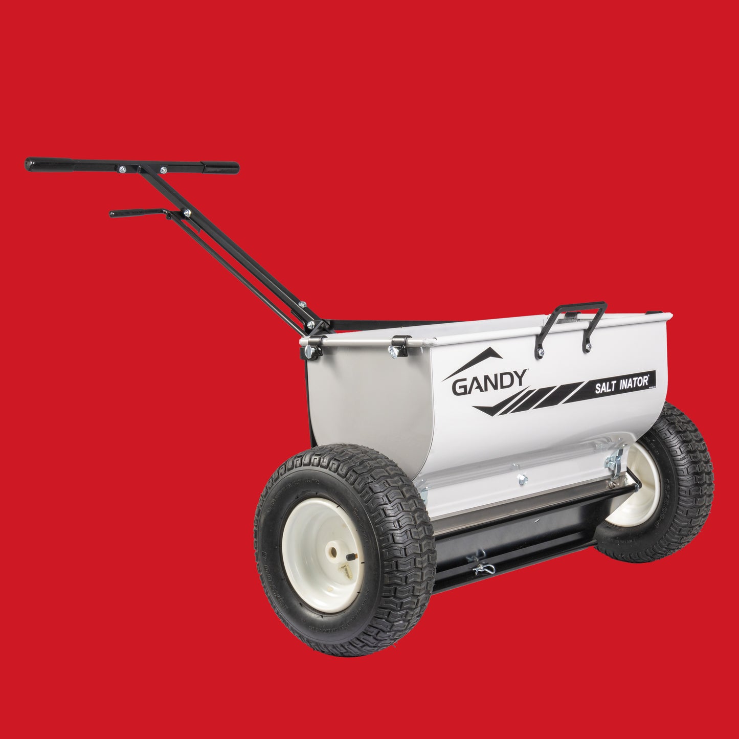 24" Salt Inator Ice Melt and Salt Spreader with Push Handle