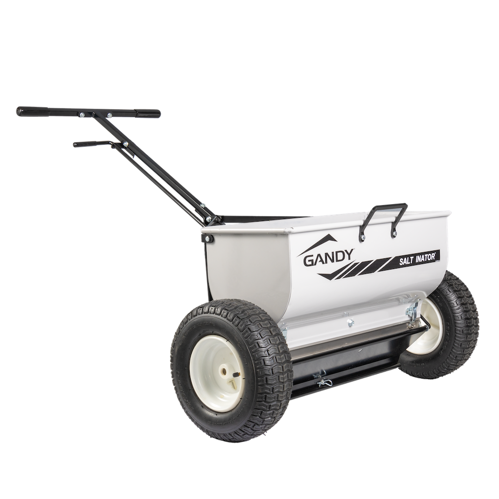 24" Salt Inator Ice Melt and Salt Spreader with Push Handle