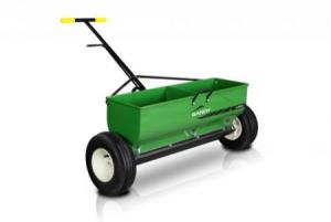 36" Turf Tender Drop Spreader with Push-Handle and 13" Pneumatic Wheels