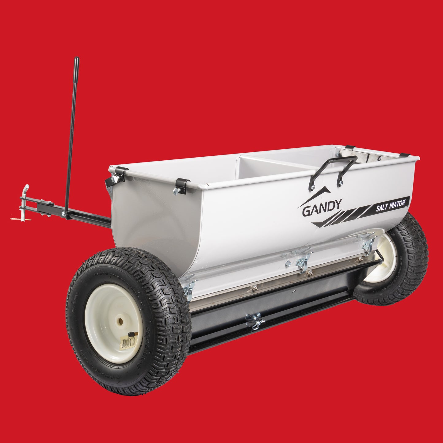 36" Salt Inator Ice Melt and Salt Spreader with Tow Handle