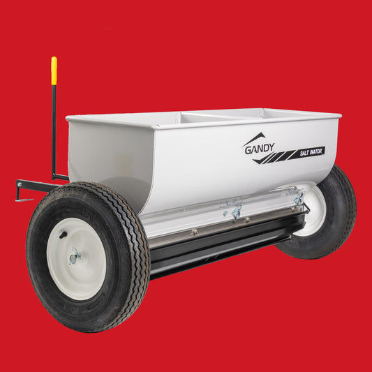 42" Salt Inator Ice Melt and Salt Spreader with Tow Handle