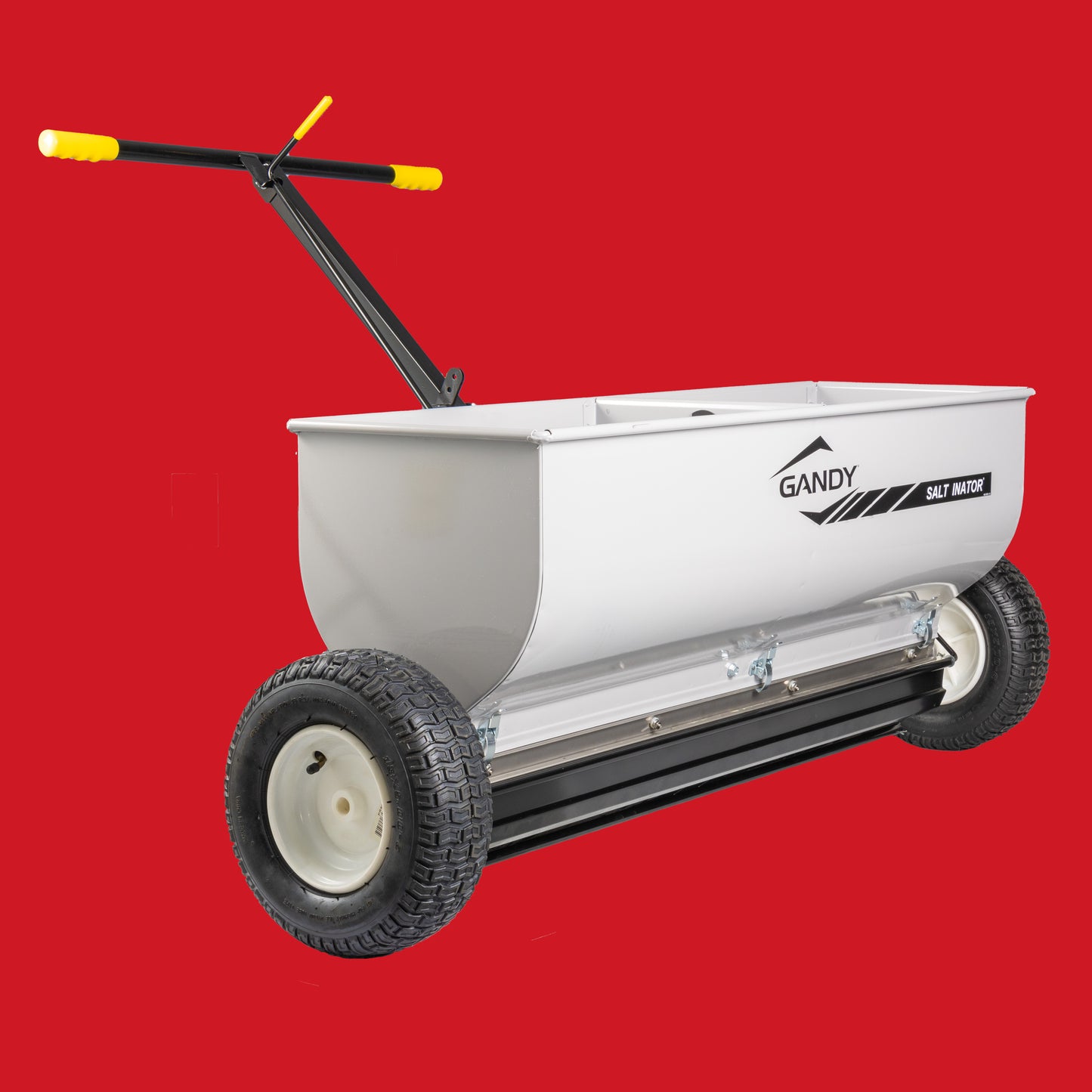 42" Salt Inator Ice Melt and Salt Spreader with Push Handle