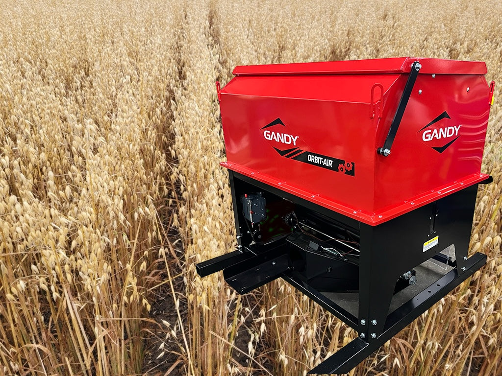 Join the "Oats Mafia" - plant oats with Gandy Orbit-Air seeders