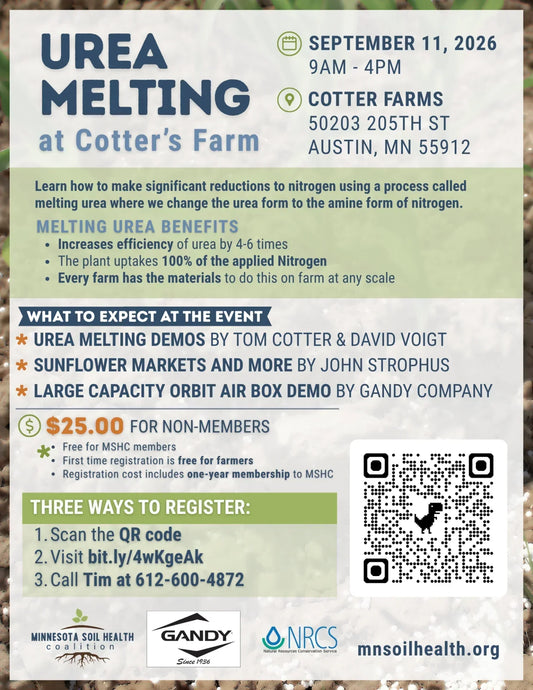 Gandy at Field Day - Tom Cotter Farm Sept 11