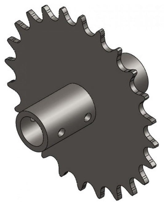 24-Tooth Sprocket with 5/8" Round Bore