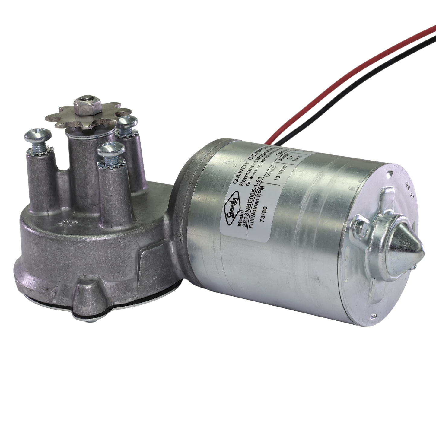 12-Volt, 4 Amp, 1/64 HP Replacement Service Motor