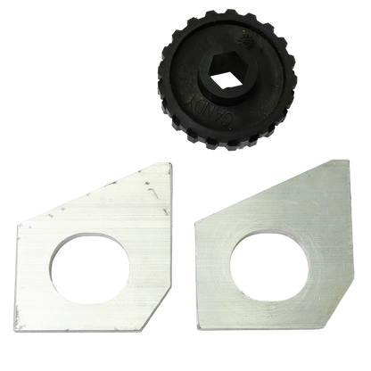 Half-Rate Black Chemical Wheel and Spacer Package