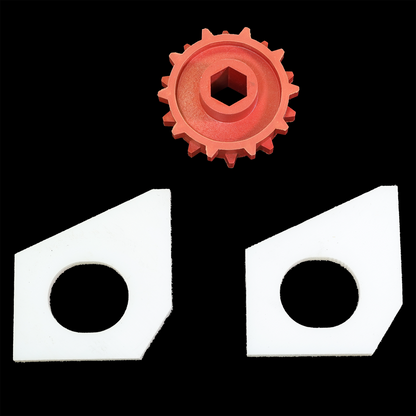 Half-Rate Red Fertilizer Wheel and Spacer Package