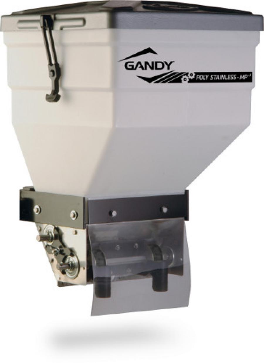 dry fertilizer applicator for planter 100-lb. Capacity Multi-Purpose Poly Stainless Applicator