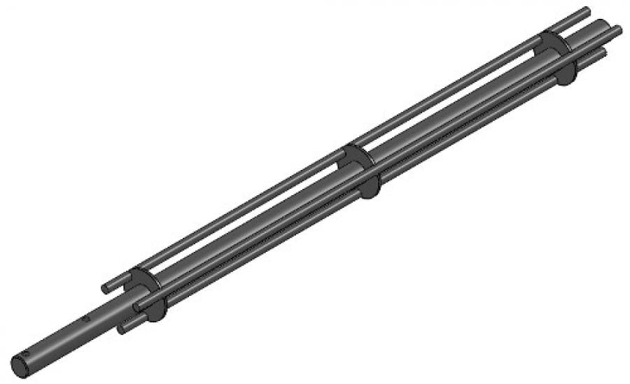 36" Tri-Rod Rotor Bar (TWO required per each 36-inch spreader)