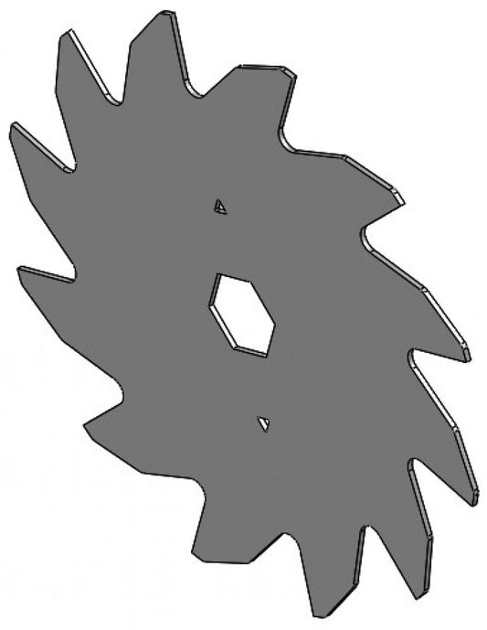 8" Saw Tooth Blade - 90 degree