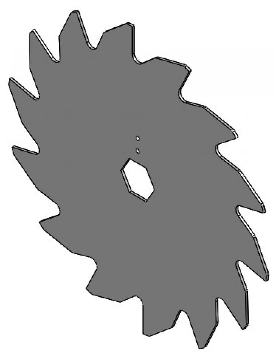 9" Saw Tooth Blade - 90 degree