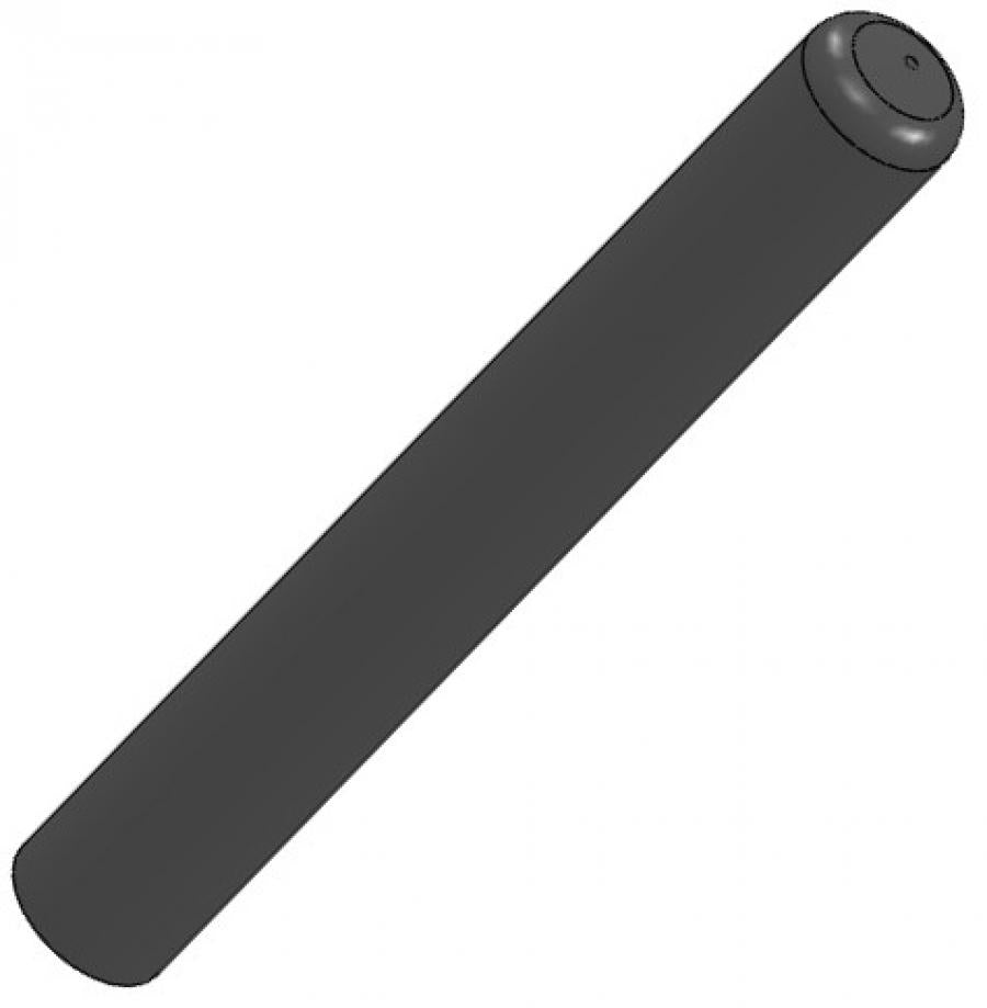 3/16" x 2-1/2" Black Grip