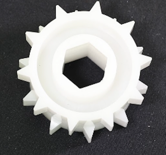 Metering Wheel, White, 1-1/4" wide