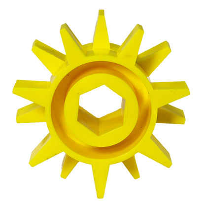 Metering Wheel, Yellow, 1-1/4" wide