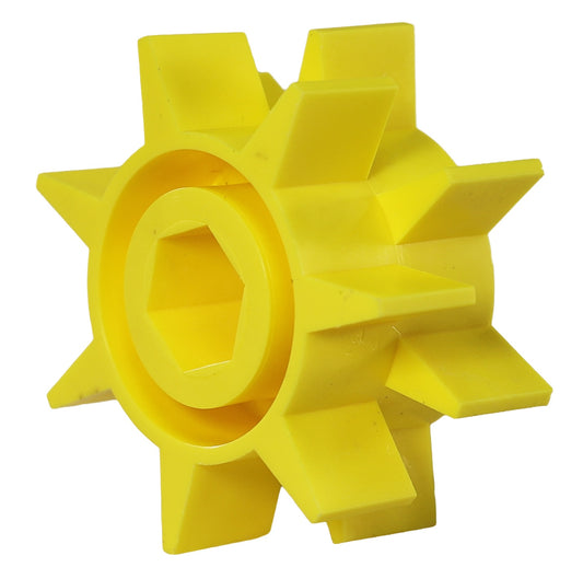 Metering Wheel, Yellow, 1-1/4" wide