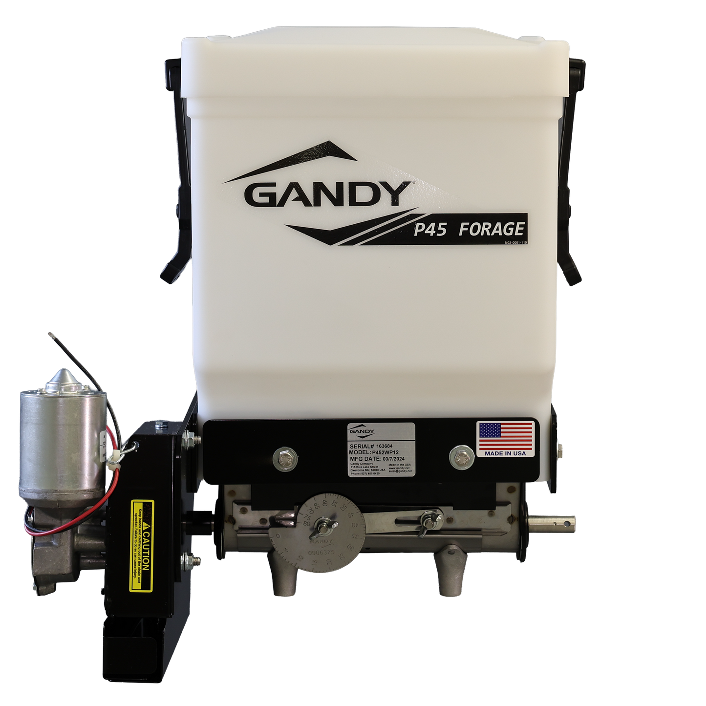 45 Lb. Feed/Forage Additive Applicator with Two Outlet
