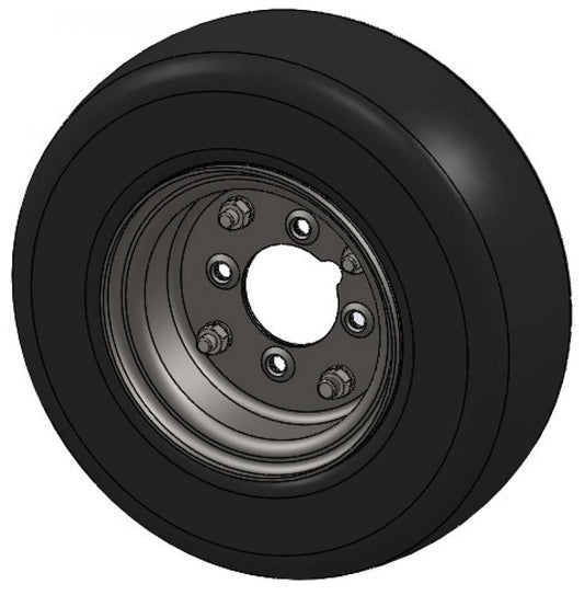 4-Ply Tire and Rim Assembly